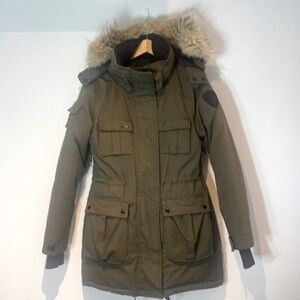 Nobis Cindy women’s parka army green size small